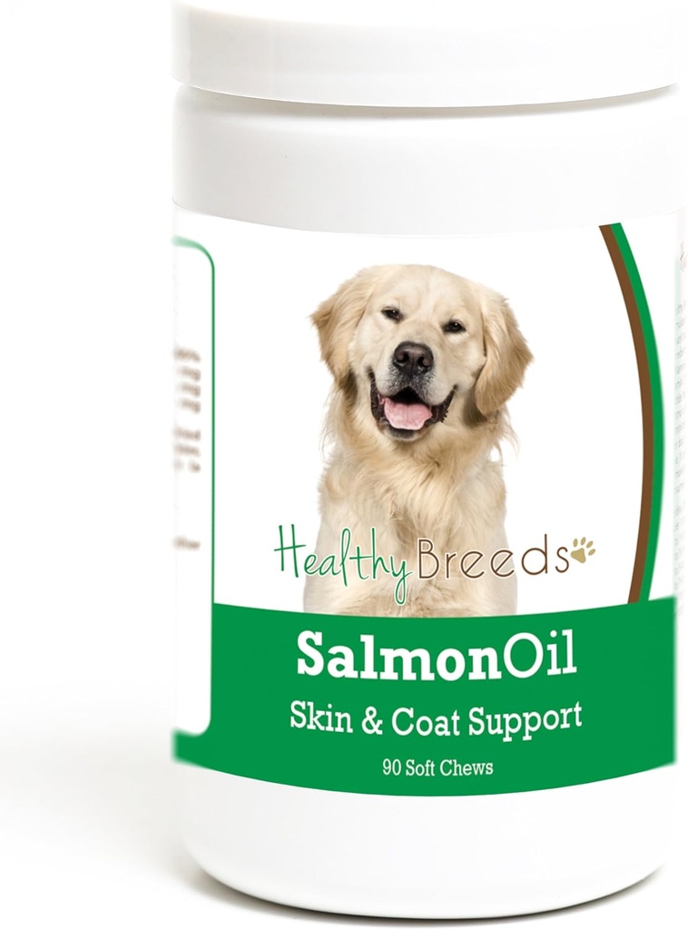 Terveet rodut Kultainen Noudetaan Salmon Oil Soft Chews 90