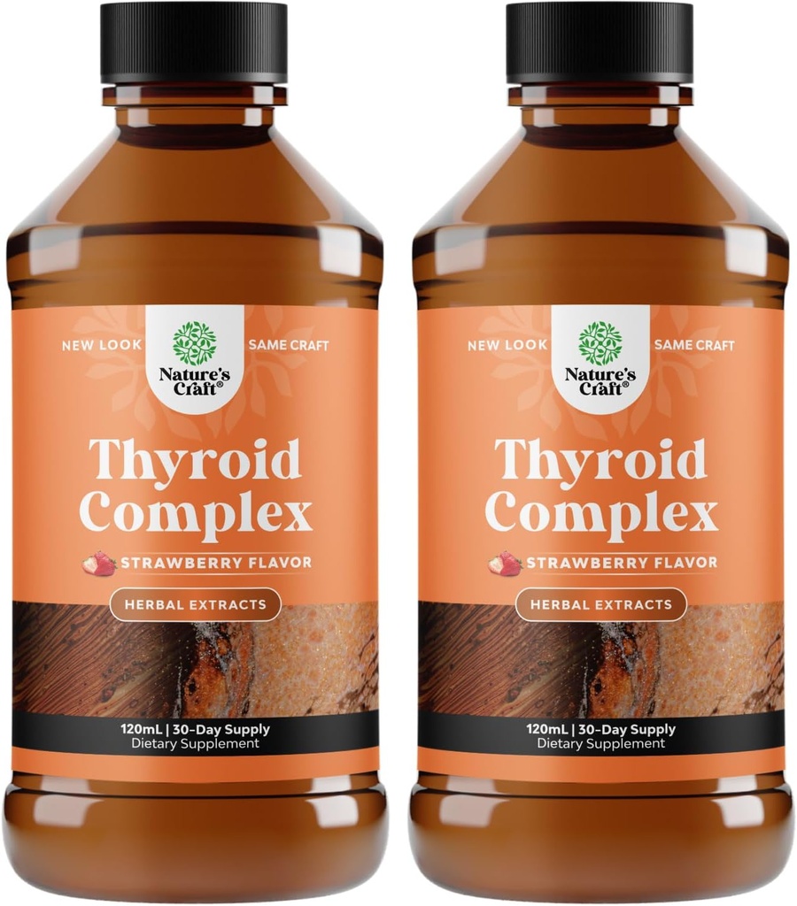 Korkea imeytyminen Kilpirauhasen tuki täydentää - Vegan Liquid Jodi täydentää Kilpirauhasen tukea naisille ja miehille Myo-Inositol Selenium ja Stinging Nettle parantaa energiaa ja Focus 2 Pack