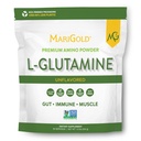 MariGold Pure Unmariored L-glutamine Powder - Terve Gut, Immuuni, ja lihasten tuki, ei-GMO, Gluteeniton, Soy & Allergen Free (5 g / 5000 mg per tarjoilu)