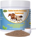 Insulin Resistance Supplement för hästar,Stödande hästar med upphöjda insulinnivåer, Laminitis,Cushings syndrom, kronisk ömma fötter, Tillgång till pasture,0.44 lbs
