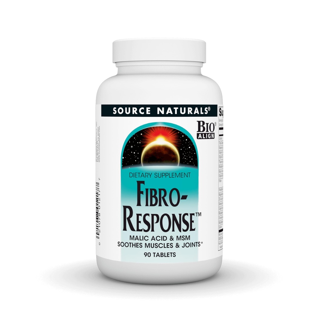 Source Naturals Fibro-Reesponse Bio-Aligned Malic Acid & MSM, 90 tablettia