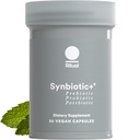 Rituaalisynbiootti+ Probiootti, prebiootti, Postbiootti, 3-in-1 lisä Gut Health and Digestive Support, Säännöllisyys, Bloat, Immuuni, Vegan Viivästynyt päivittäin kapseli, naiset ja miehet, 30 päivää