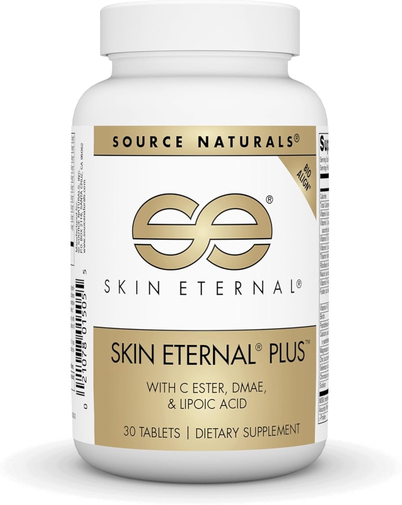Source Naturals Skin Eternal Plus, C Ester, DMAE, & Lipoic Acid - 30 tablettia