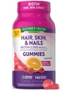 Luonnontotuus hiukset, iho, ja kynnet Gummies 