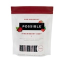 Beet Pre-Workout - Strawberry Beet Flavor - Individuellt inslagna portioner - Innehåller B-Vitaminer och Green Tea Caffeine Extract - Källa av Nitrater - 1 väska, 20 Stick Packs
