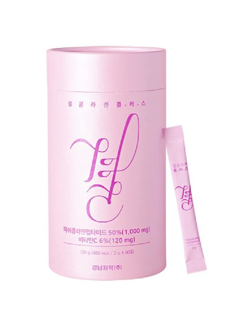 Gyeol Collagen Plus+ (2g*60 Stick Packets) Alhainen molekyylipaino Kollageeni + C-vitamiini