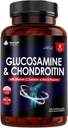 Glukosamiini ja kondroitiini Suuri vahvuus - MSM (365 tablettia) Extra Absorbency Rikastettu C-vitamiini, Glukosamiinisulfaattikondroitiinisulfaatti Gluteeniton, GMP, 365 Food Supplement Tablets