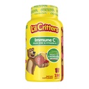 L'il Critters Kids Immune C Gummy Supplement med vitamin C, Zink och Vitamin D3 för Immune Support, 190 ct (95-190 dag leverans), 4 läckra smaker från Amerikas nummer ett Gummy Vitamin Brand