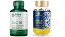 Prime Code CoQ10 250 mg magnesiumglykinaatti ja E-vitamiini, Psyllium Huskin kapselit magnesiumsitraatti ja C-vitamiini