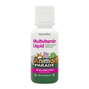 NaturesPlus Animal Parade Children's Liquid Multivitamiini - Tropical Berry Flavor - 8 fl oz - Koko ravintolisä - Kasvissyöjä, Gluteeniton - 16 tarjoilua