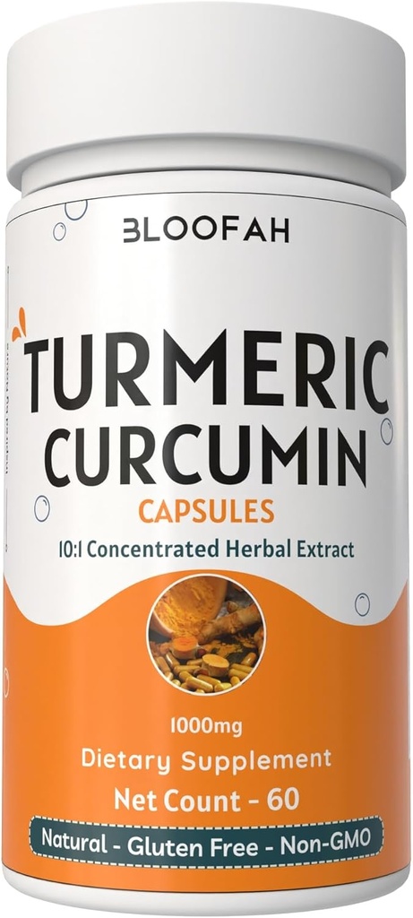 Kurkuma Kapselit 500 mg Curcuma Longa 10:1 Uute & Powder 