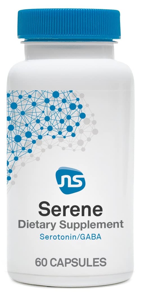 NeuroScience Deep Sleep Aid & Mood Support Supplement - Serene - Rauhallinen Lepotila täydentää 5-HTP - Kannusta lepo & terve uni-Wake toiminto ilman Uhraamista Everyday Energy (60 kapselia)