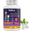 NuBest Tall Kids - Multivitaminer & Mineraler för ålder 2 till 9 - Benstyrka & immunitet Support - Hjälper barn, småbarn friska - Animal Shapes - 60 Chewable Berry tabletter