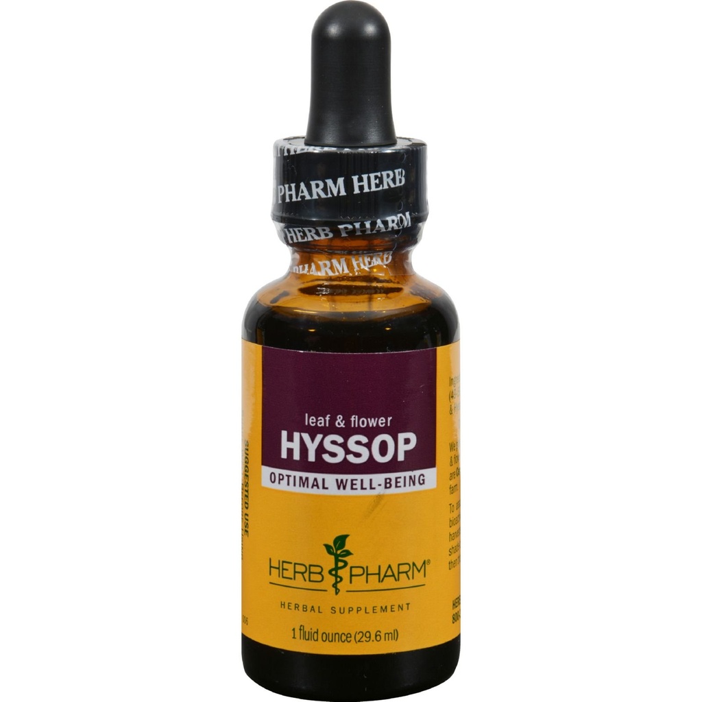 Herb Pharm Certified Organic Hysop Liquid Extract - 1