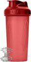 Mr. Pen- Shaker pullot Protein Mixes, 28 oz, 1 pakkaus, punainen, proteiini Shaker pullo Wire Whisk Ball, Blender pullo