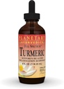Planeetan kasviperäisiä Turmeric Full Spectrum Liquid by Planetary Ayurvedics, Tuki antioksidantti ja terveiden tulehdusten vaste, 4 Ounces