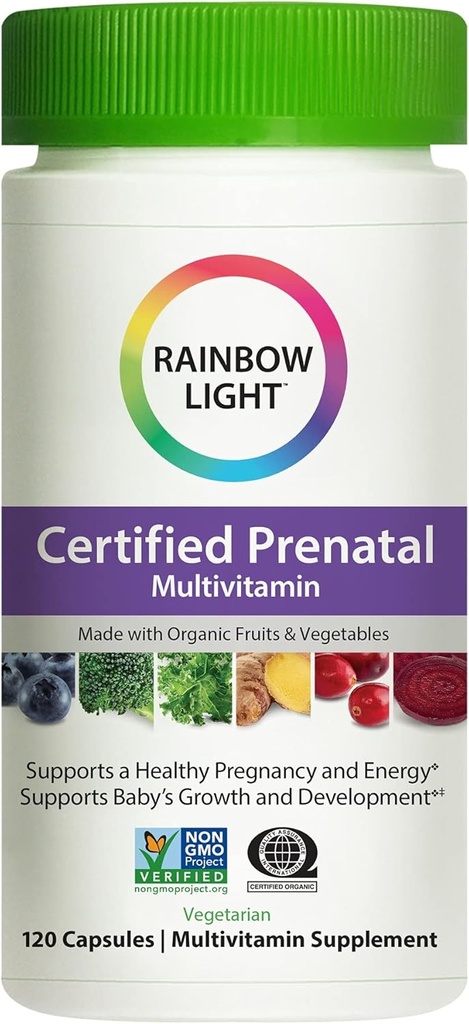 Rainbow Light Prenatal Multivitamin, Immune Support, 120 kapslar (Package May Vary)