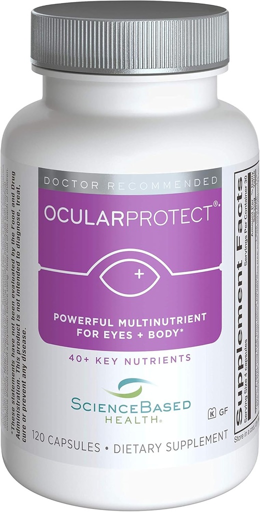 OcularProtect Whole Body Formula - Specialized Eye & Body Multinutrient - 120 kapslar