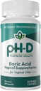 pH-D Feminine Health - 600 mg Boric Acid Suppositories - nainen omistettu - emättimen Odor käyttö - 72