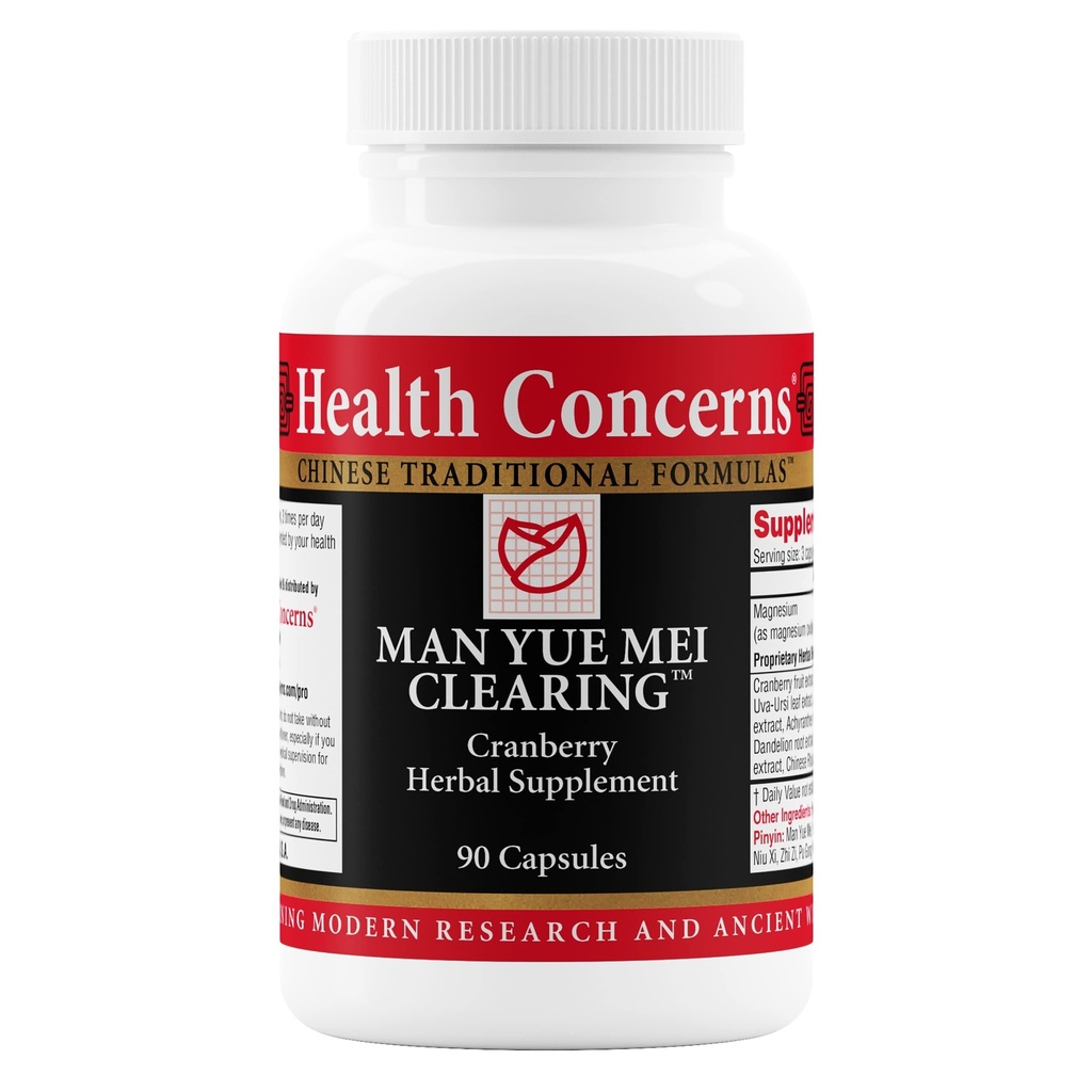 Terveys Huolet Man Yue Mei Clearing ... Karpalo täydennysosa virtsateiden Tract Health & rakko Cleanse...