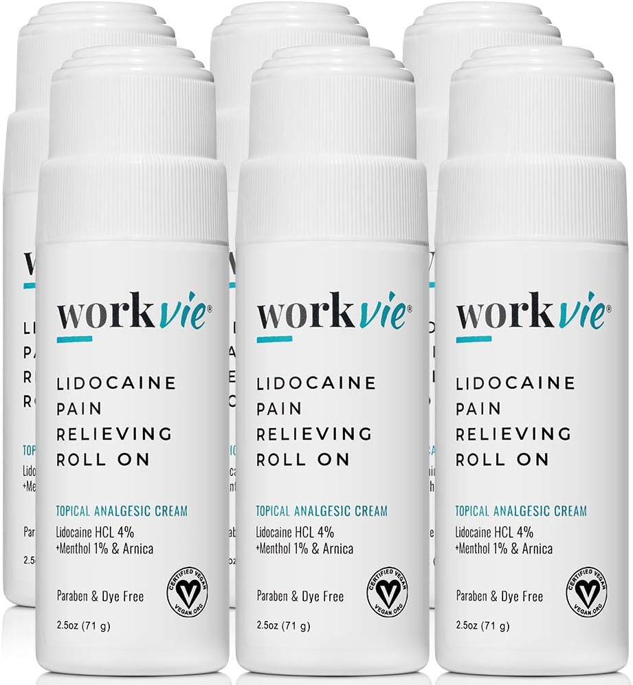 Lidokain Roll on Pain Relief Cream - Bulk Pain Relief Cream (6)