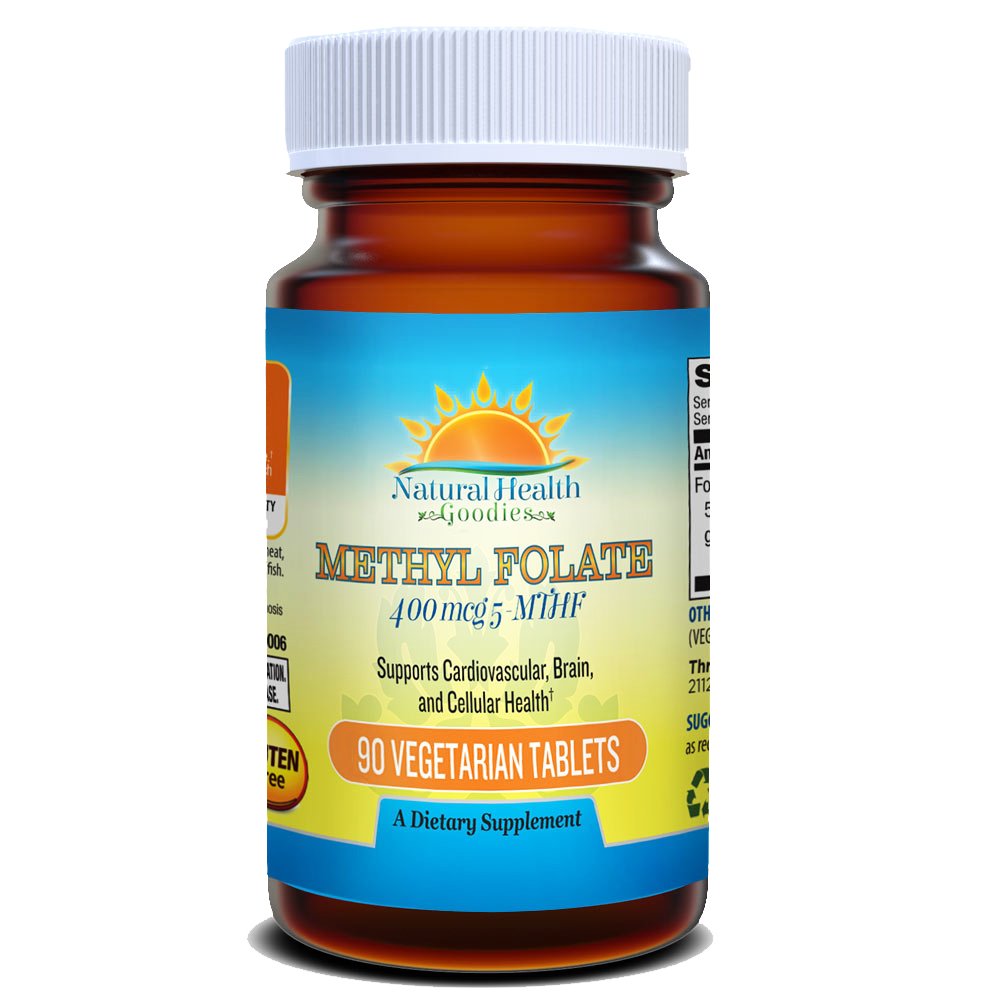 Active Folate Quatrefolic Acid 5-MTHF Methylfolate Smart Choice för Prenatal Heart & Brain Development vs Syntetisk Folic Acid