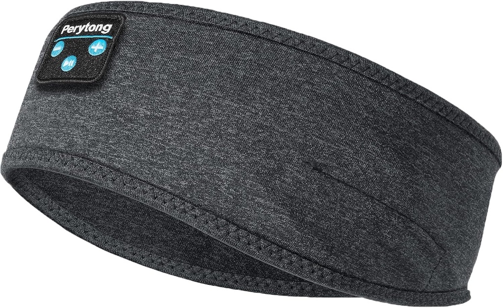 Perytong New Sleep Headphone Bluetooth Headband, Wireless Soft Sleeping kuulokkeet Ultra-Thin Kaiuttimet Täydellinen Side Sleepers, Running, Treenout, Jooga, Travel