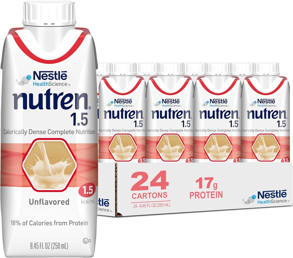 Nestle Nutren 1,5 Tube Feeding Formula 250 ml Kotelo 24 Ct