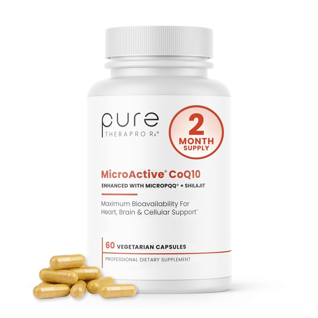 MicroActive CoQ10 Enhanced with MicroPQQ + Shilajit 