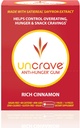 UNCRAVE Gum - Infunderas med 100% Pure Saffron Extract - Kontrollbehov - Förbättra humör - Vision Health - Rich Cinnamon (14 bitar)