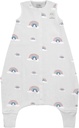 Woolino 4 Season Baby Sleep Bag jalat, Merino Wool ja Luomu Cotton Walker Sack, Toddler Sleep Bag, 18-36m, Sateenkaari