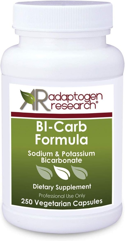 Natriumbikarbonaatti- ja kaliumbikarbonaattikapselit - Bi-Carb Formula 250 Kasvisruokakapselit