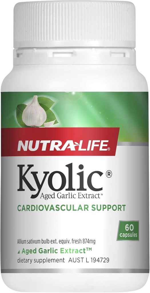 Nutra-Life Kyolic Aged Valkosipuliuute 120 kapselia