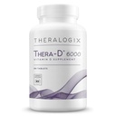 Theralogix Thera- D 6000 D- vitamiinin täydennysosa - 6000 IU (150 mikrog) D3-vitamiinia - 90 päivän tarjonta - Immuunituki täydentää naisten ja miesten - Aids Bone & Heart Health - NSF Certified - 90 tablettia