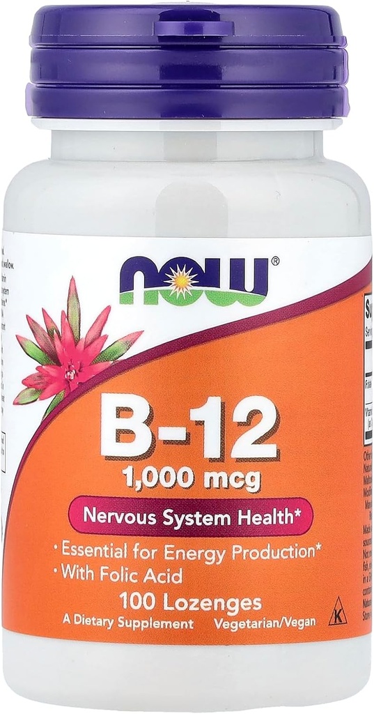 Nu livsmedel B-12, 100 Lozenges