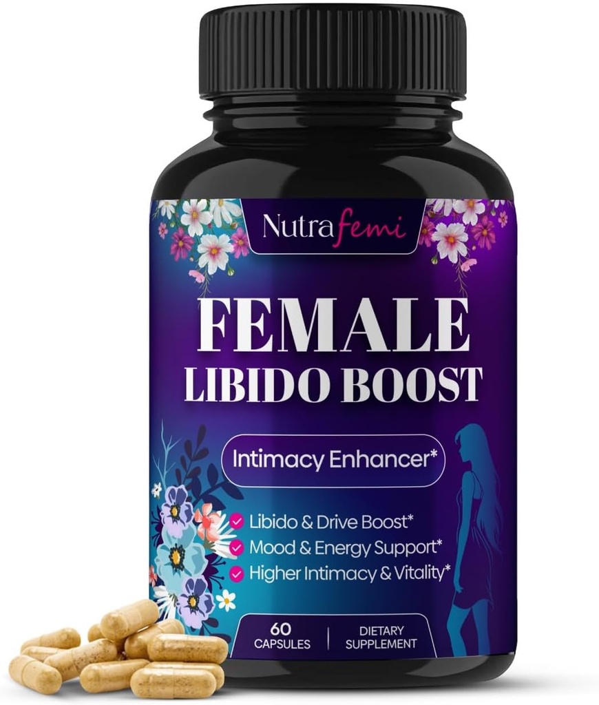 Nopea toimiminen erittäin tehokas Libido Booster naisten ja naisten Libido Booster Hormonaalinen tasapaino, Mieliala & ajaa, luonnollinen voitelu - Maca Root, Ginseng, Tribulus, Gingko & Ashwagandha