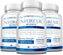 Hyväksytty tiede Neurexil - Natural Nootrophic Support with DMAE - Enhance Brain Function, Sharpen Clarity, Boost Memory - L-tyrosine, Ginkgo Biloba, Huperzine A, BioPerine - 3 kuukauden toimitus