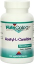 Nutricology Acetyl-L-Carnitine 500 mg täydentää - Aineenvaihdunta ja energia tuki, ALC, vapaa muoto Aminohappo, kasvissyöjä kapselit - 100