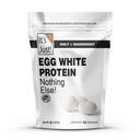 Se on Just! - Egg White Protein Powder, valmistettu Yhdysvalloissa häkki-vapaat munat, kuivattu munanvalkuaiset (Ei maustettu, 8oz)