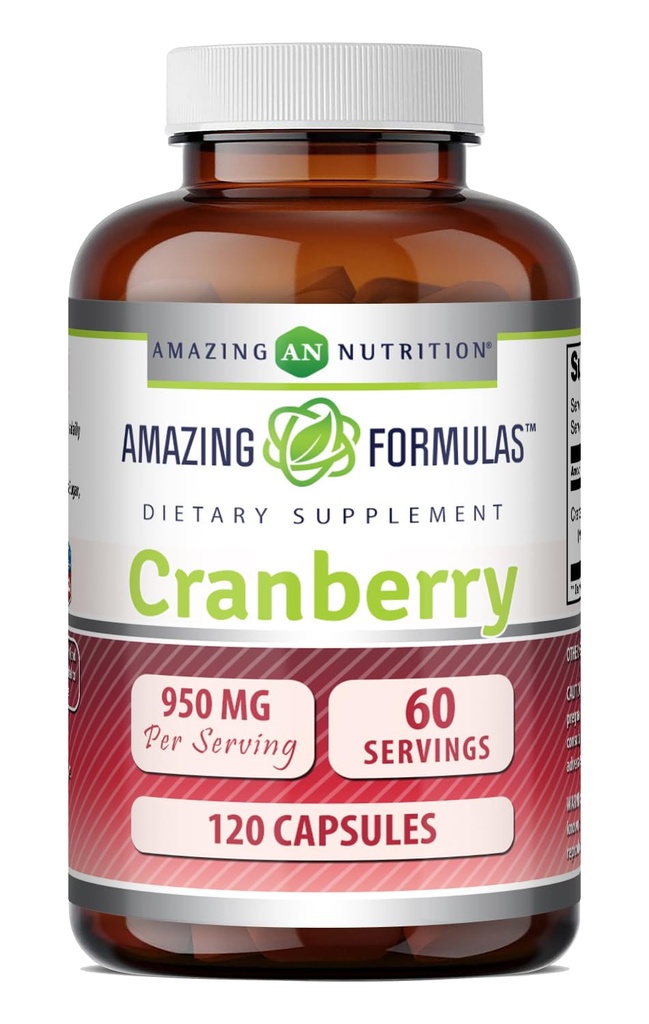 Amazing Formula Cranberry Extract ... 950 Mg Per Serving... 120 kapselin täydennysosa ...