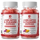 2 Pack Lukaree Liver Cleanse Detox & Repair Gummies ... Sokeriton maito Thistle Supplement w/Artichok & L-Glutatione - Ultra-Centrated Herbal Liver Support for Men & Women - Vegan,60 Count