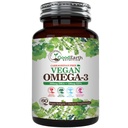 Vegan Omega 3 - Carragenan vapaa kasvispohjainen Algal DHA / EPA - 60 Kasvis Softgels - Tukee aivot, sydän ja synnytystä edeltävä terveys - Essential rasvahapot täydentää