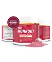 Essential Elements PreWorkout Powder med Beet Root & ACV | Superfood Energy Supplement & All-Natural Nitric Oxide Booster Plus Caffeine 30 Servings