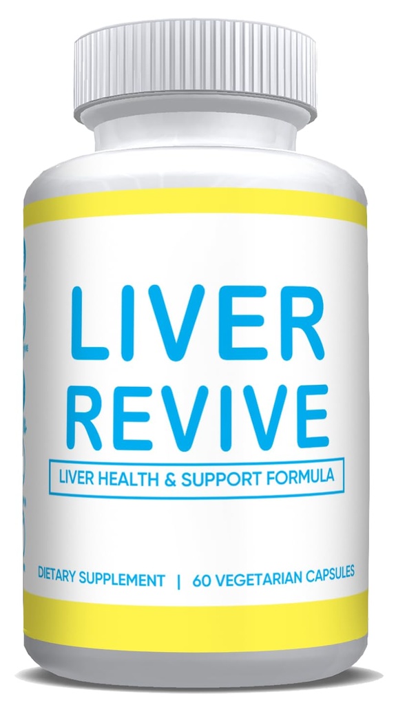 Maksa Revive Natural Detox, Cleanse & tuki Formula Repair w / Artisokka, Maito Thistle, Voikukan juuri, Beetroot, Milk Thistle Liver Defense Supplement Terve maksan toiminta 60 kasvissyöjä Kapselit