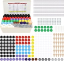 RELIANGER Molecular Model Kit,419PCS Organic Molecular Chemistry Set w/Atoms & Bonds,Molecular Structures Building Kit for Chemistry Learning,STEM Science Kits for Opettajille,Opiskelijoille, Nuoret tutkijat