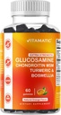 Vitamatic Extra Strength Glukosamiinikrondroitiini Gummit MSM, Turmeric & Boswellia ... 60 Pektiinin pohjaiset Gummiet Advanced Joint Support Formula ...