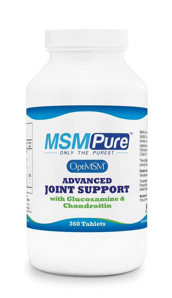 KALA TERVEYS MSMPure Advanced Joint Support Tabletit ... Glukosamiini, kondroitiini, OptiMSM, ester-C & Mangaani yhteiseen terveyteen, joustavuuteen ja liikkuvuuteen...
