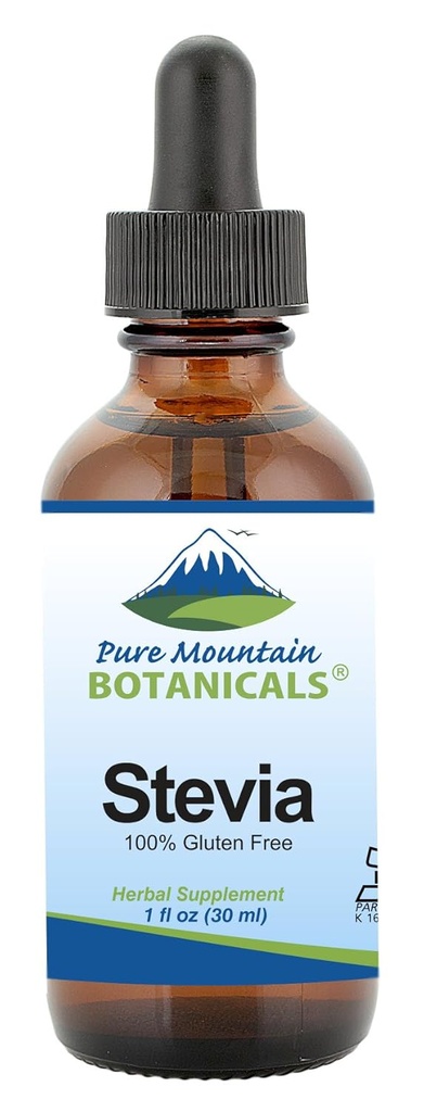 Puhdas Mountain kasvitieteelliset Liquid Stevia Drops - Natural Makeuttaja - Voitelusokeri - Voimaton Varalla Diabetic Friendly Ihanteellinen Keto Low Carb ja Vegan Diet Great Addition to Weight Loss Program