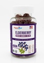 Elderberry Gummies 100mg C-vitamiinia ja sinkkiä - Immuunituki, Gluteeniton Gummies 7% Antoycyanin - 60 Count