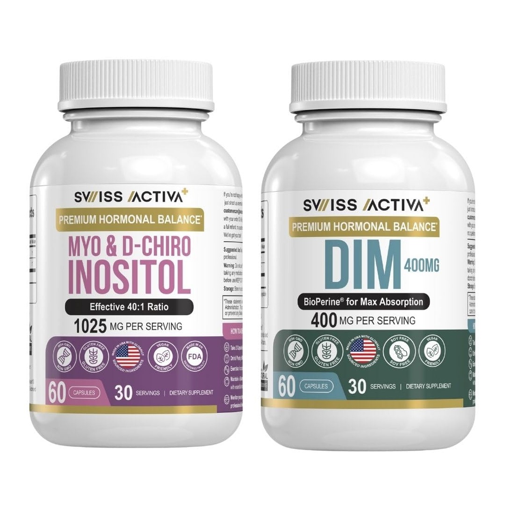 Sveitsin Activa+ DIM & Myo-Inositol Bundle 